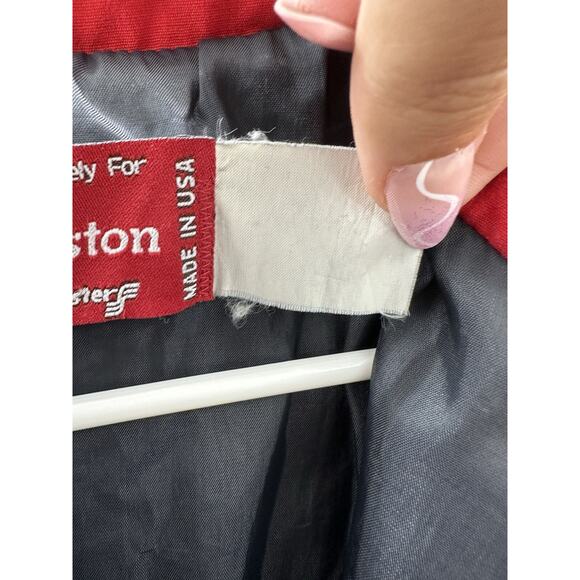 Winston by Swingster Mens Jacket Size Unknown Black Zip Up Racing Team Vintage - Picture 8 of 13